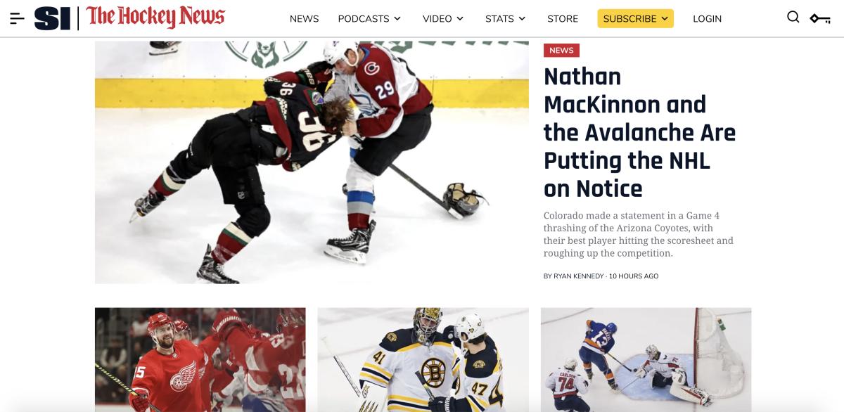Sports Illustrated, The Hockey News Launch Unified Hockey Partnership
